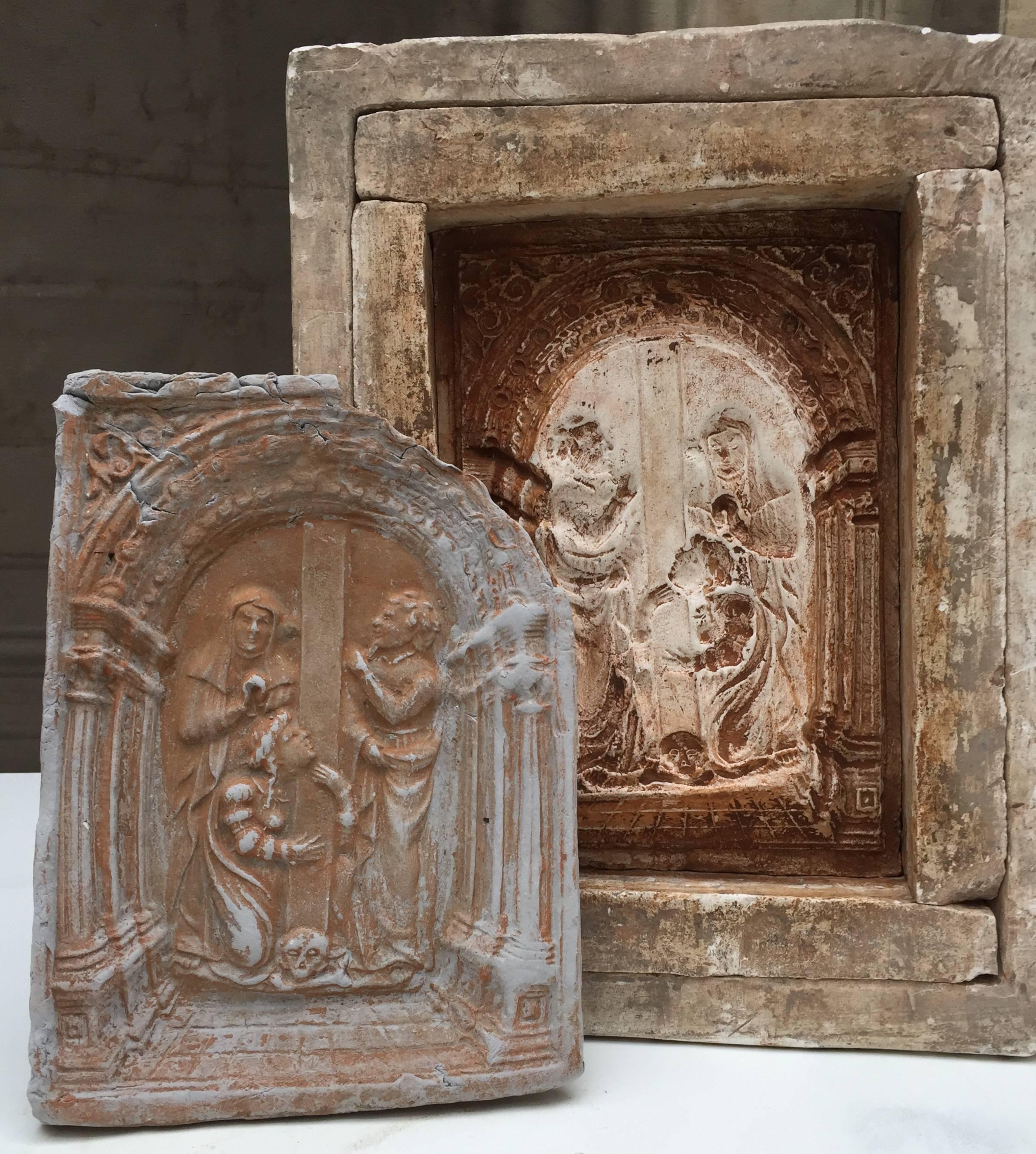 19th Century Italian Gothic Mold To Make Shrines In Good Condition In Antwerp, BE