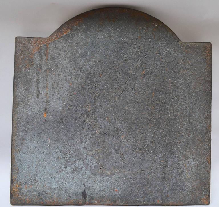 Small 18th Century Swedish Cast Iron Fireback at 1stDibs