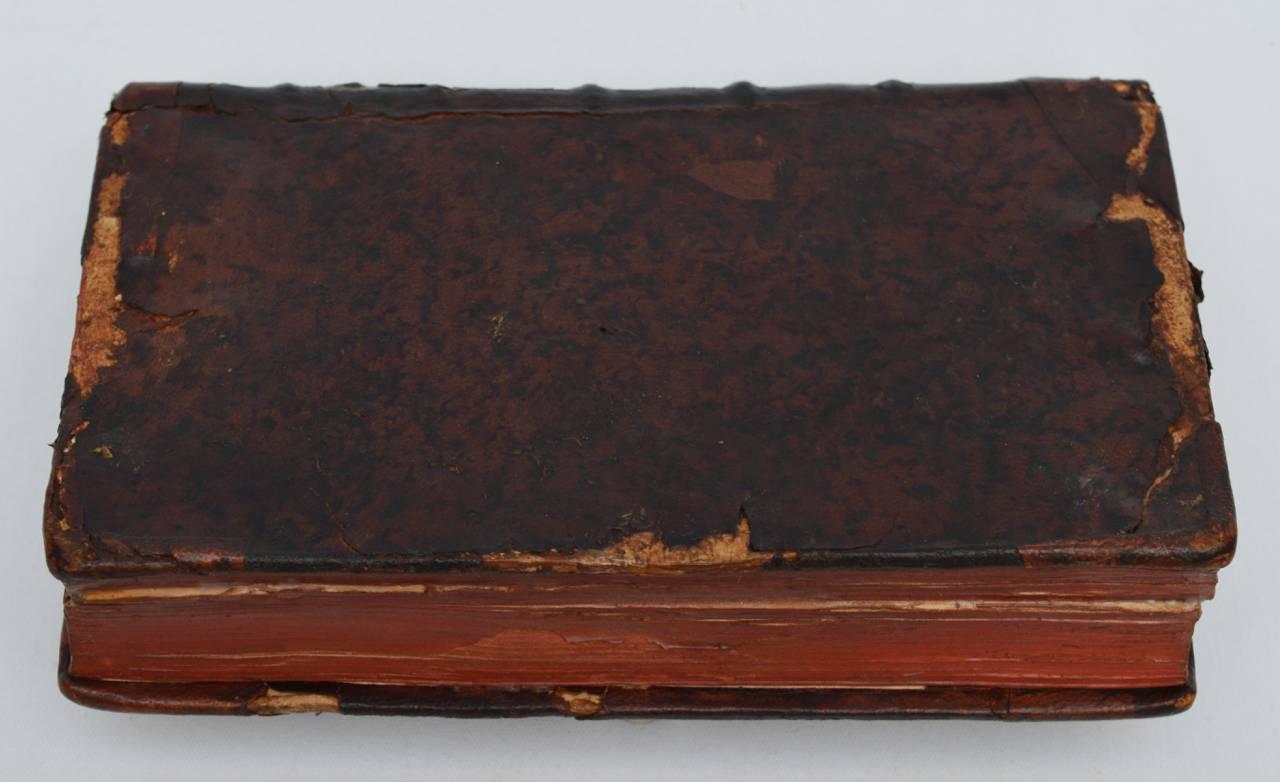 19th Century French Faux Leather Book Ink Well For Sale 1