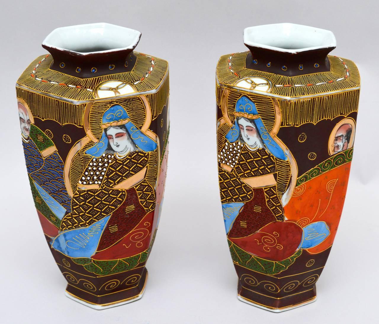 satsuma vases made in japan