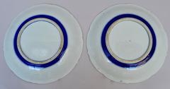 Pair of Japanese Imari  Plates Adorned with Fans and Dragons