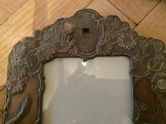 Pair of Japanese Silver Plated Copper Frames