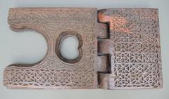 19th Century Carved Wood Persian Folding Book Stand
