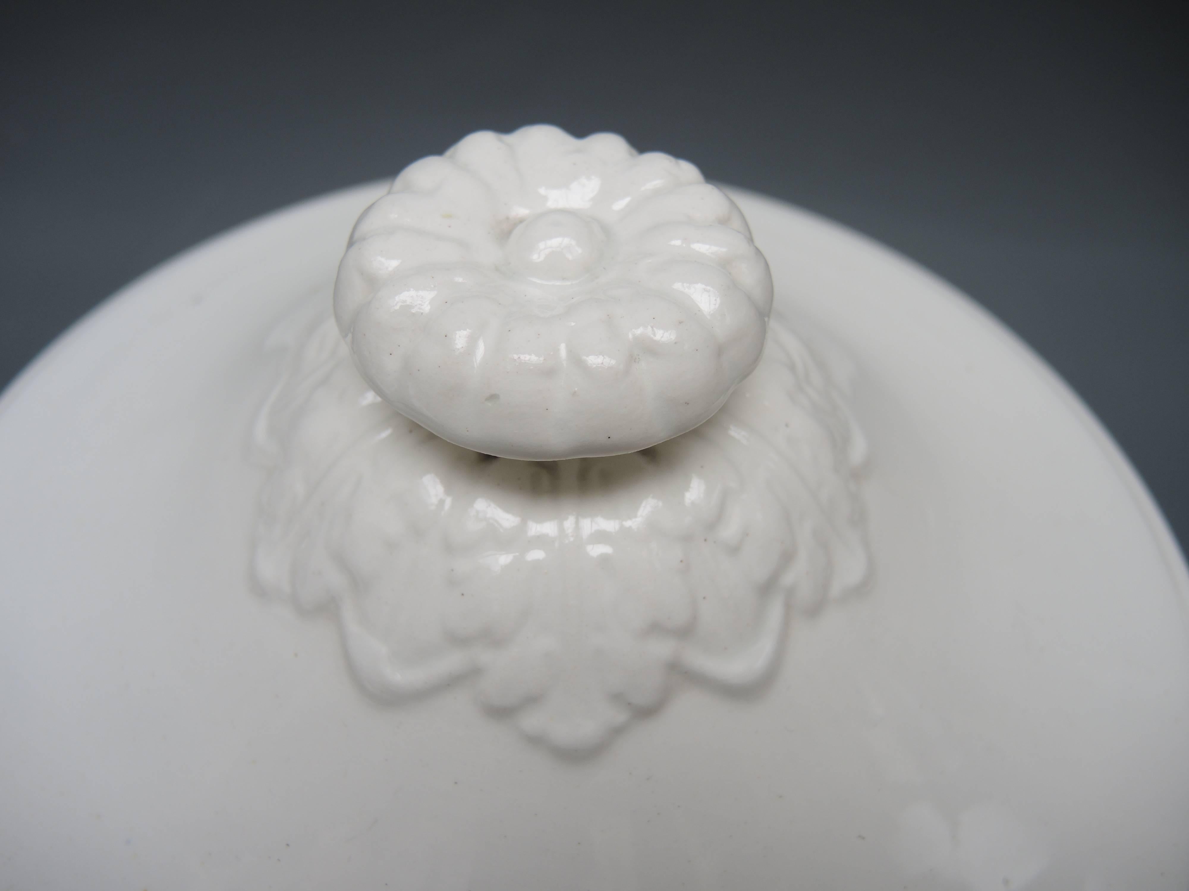 European Early 19th Century White Ironstone Soup Tureen