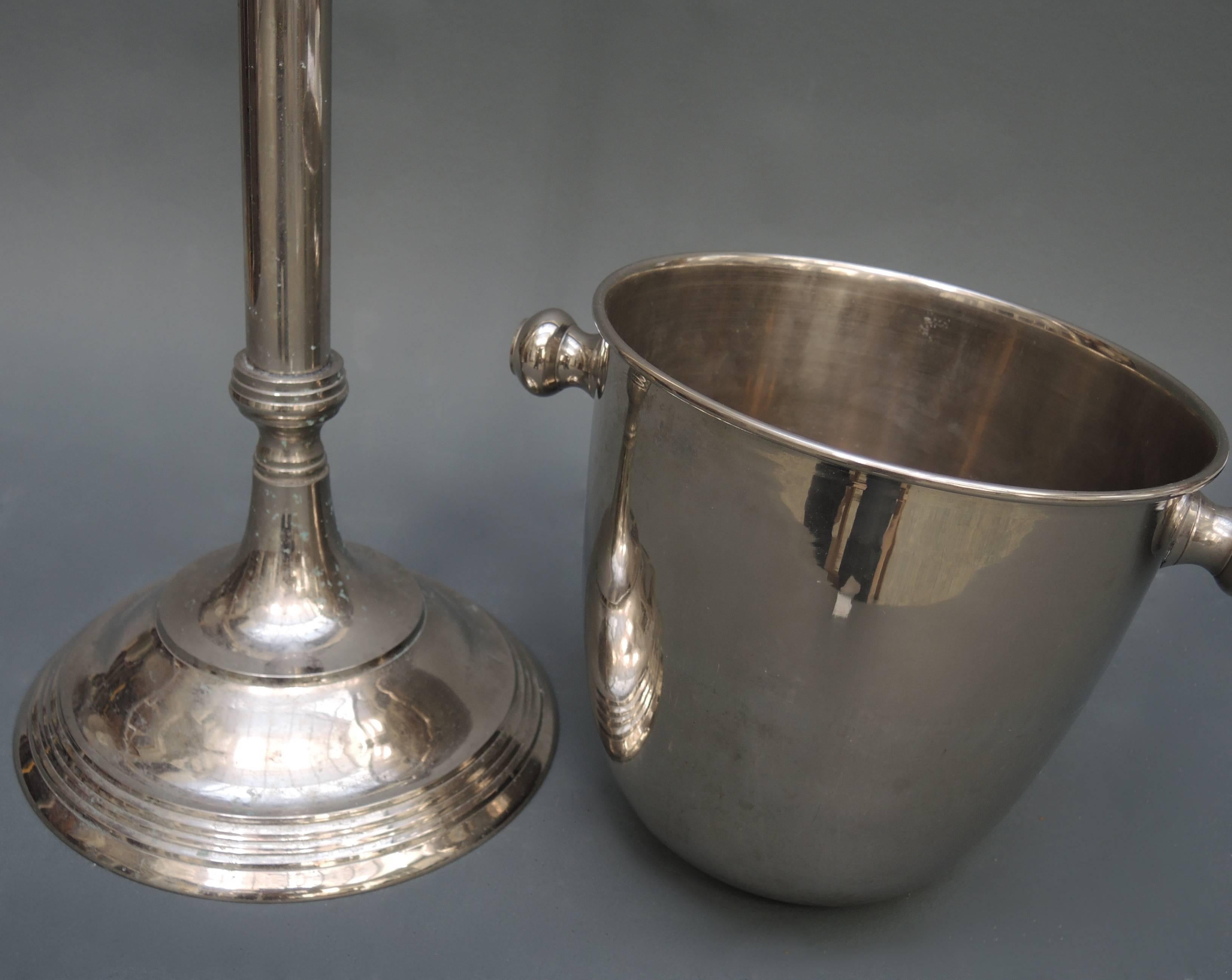 vintage champagne bucket stand