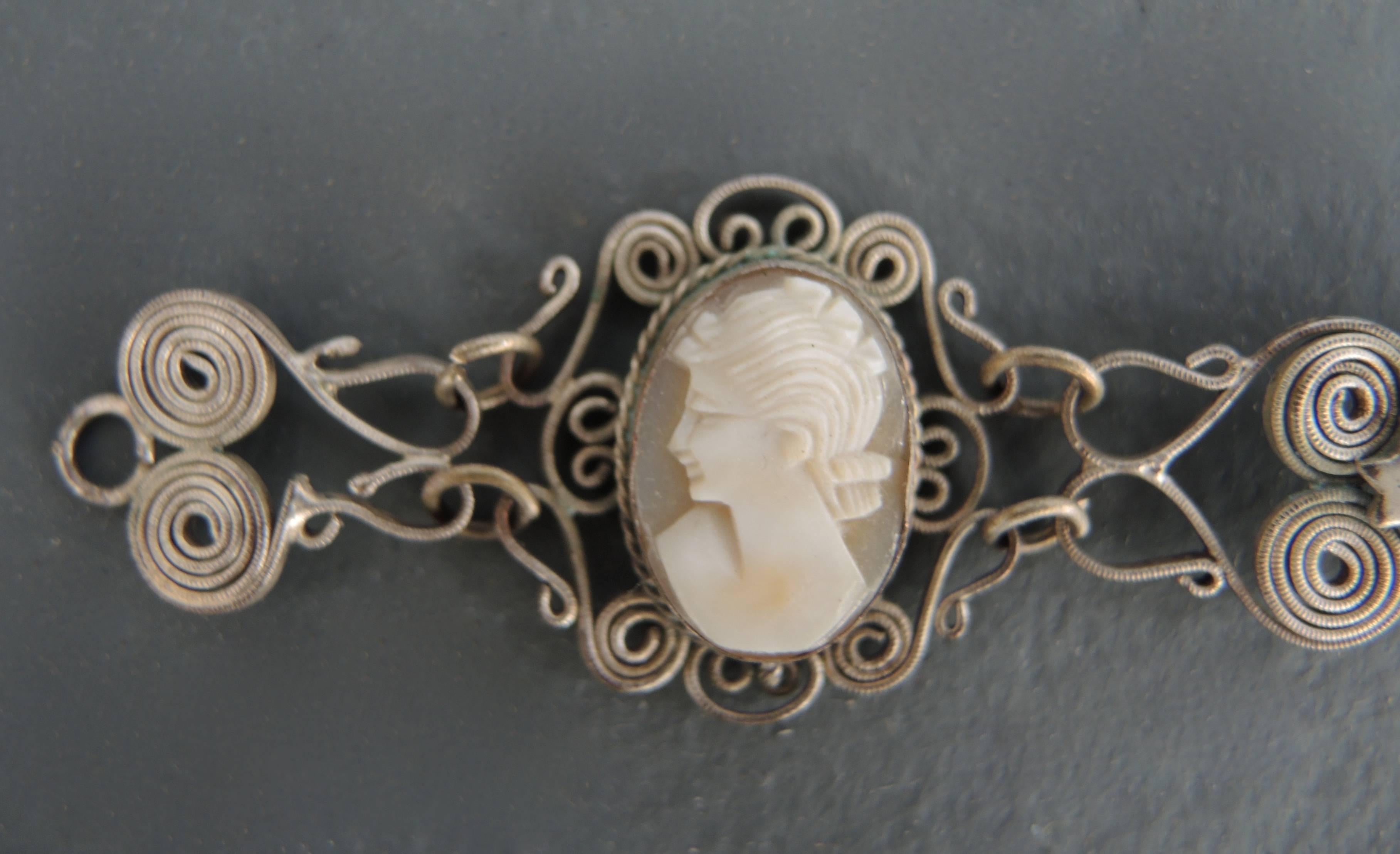 italian cameo bracelet