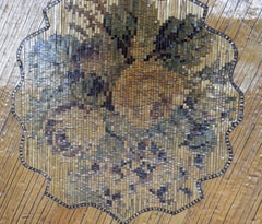 19th Century French Straw Work Inlaid Folk Art Box