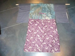 Japanese Juban Kimono Made from Patches of 18th and 19th Century Fabric