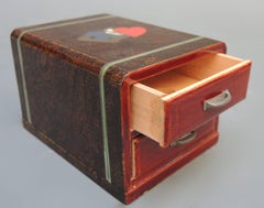 Japanese Lacquered Playing Card Box, circa 1940