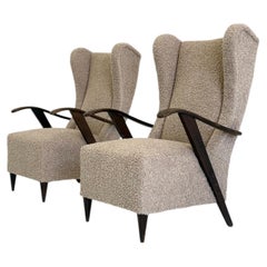 Fauteuil Melchiorre Bega en bouclé beige