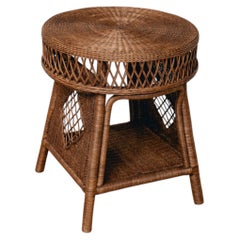 Cecily Round Rattan Side / End Table