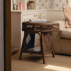 Cecily Round Rattan Side / End Table