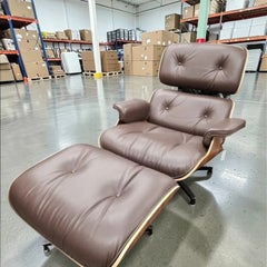 Herman Miller Eames Lounge Chair – 670 & 671 Rare Brown Leather & Rosewood