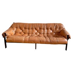 Percival Lafer MP-41 Sofa – 1970s Brazilian Rosewood & Leather 3-Seater
