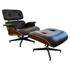 Herman Miller Eames Lounge Chair & Ottoman – Black Leather - 1950s