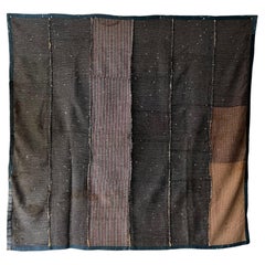 "SASHIKO" Japanese Anthique Quilt・Rag・Tapestry・Blanket / 1900s Wabi-Sabi BORO