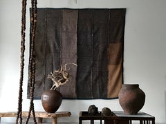 "SASHIKO" Japanese Anthique Quilt・Rag・Tapestry・Blanket / 1900s Wabi-Sabi BORO