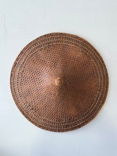 Early 20th C. Philippine Luzon Handwoven Bamboo Salakot Conical Hat｜Wall Art Zen