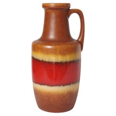 German Mid-Century Scheurich Keramik 404-26 Fat Lava Ceramic Vase, 1970s