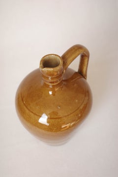 European 20th Century Glazed Ceramic Utility Pitcher