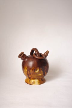 Mid-Century Glazed Ceramic Pitcher, circa 1970