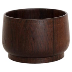 Brazilian Mid-Century Turned Rosewood Trinket Box, 1970s
