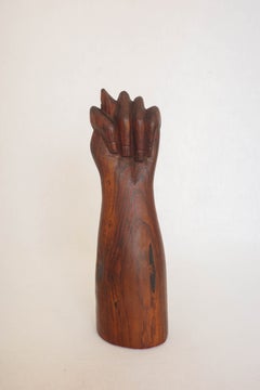 Brasilianische Figa-Skulptur aus Palisanderholz aus der Mitte des Jahrhunderts, 1970er Jahre