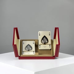 Cartier “Les Must de Cartier” Sealed Playing Card Set in Original Case, France