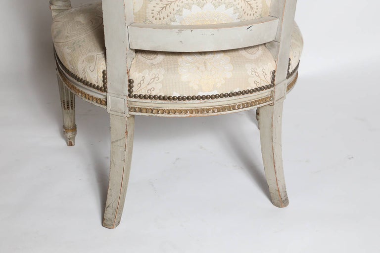 Pair of French Neoclassical Armchairs In Good Condition For Sale In Houston, TX