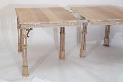 Vintage Stripped Chinese Chippendale-Style Dining Table