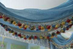 Julia Gray Queen Painted Bed