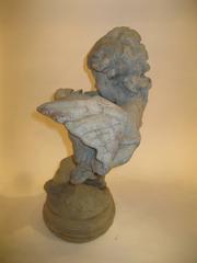 Lead Boy with Goose Statue