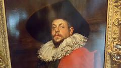 Musketeer with Lace Collar Signed F. Roybet  (1840-1927)