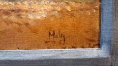 20th Century Oil Painting "The Brghton Pier", Signed Maley