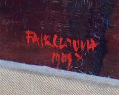 "Upper Circle Convent Garden" Painting Signed W. Fairclough