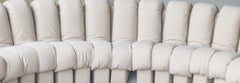 De Sede DS-600 Snake Sofa by Ueli Berger, Customised in white nubuck