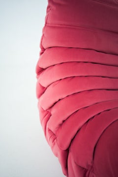 Togo Sofa by Michel Ducaroy for Ligne Roset, Customised in Rusberry Velvet
