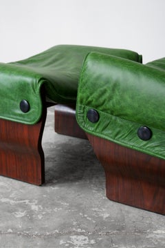 Lounge Chair Osvaldo Borsani, Armchair and Ottoman Canada Tecno