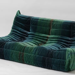 Togo 3-Seater Sofa by Michel Ducaroy for Ligne Roset in Velvet