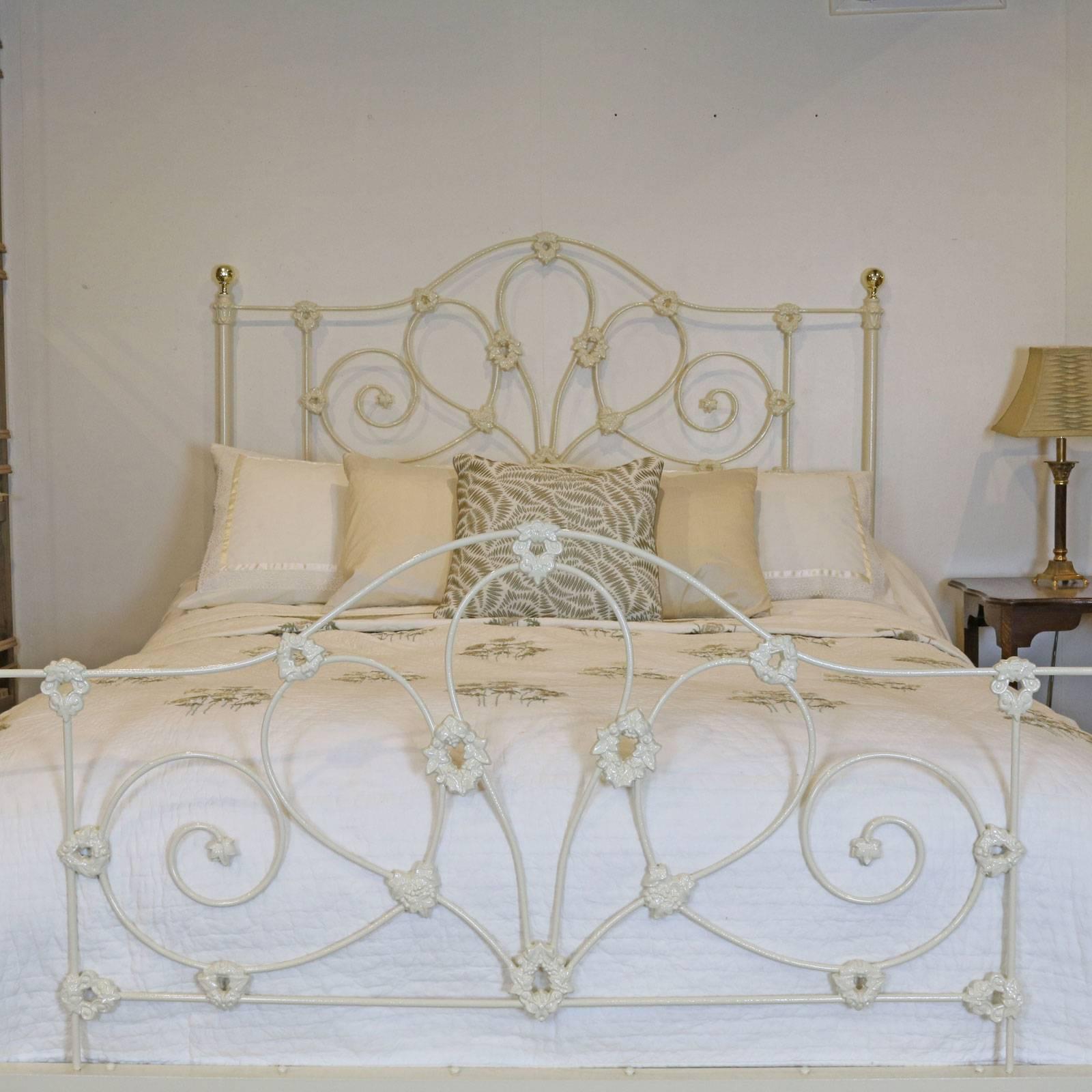 English Mid-Victorian Cast Iron Bed