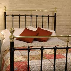 Double Brass and Iron Bed, MD42