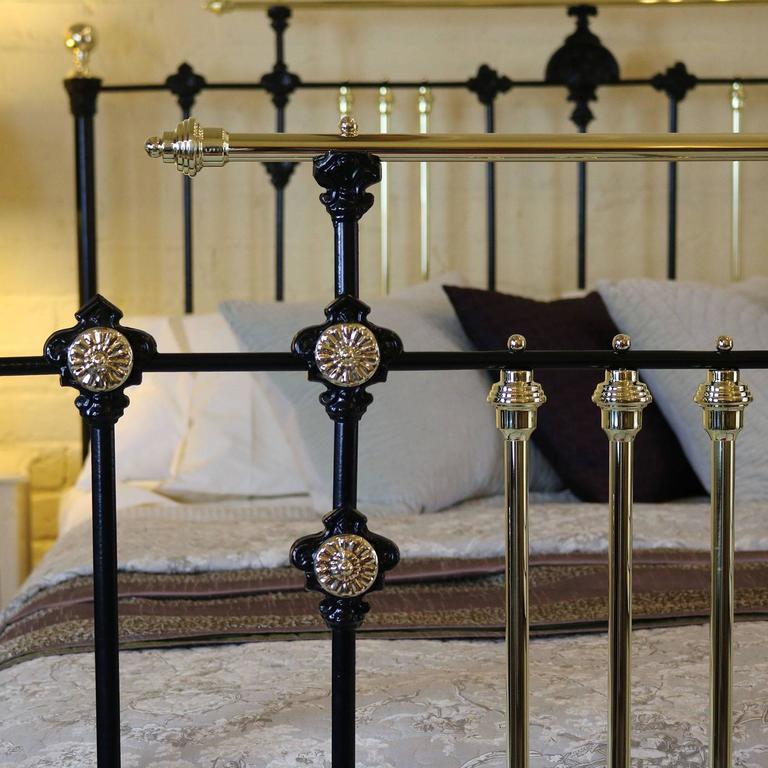 Wide Gothic Style Brass and Iron Bed, MSK31 at 1stDibs gothic iron