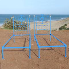 Twin Platform Low End Single Beds - MPS17
