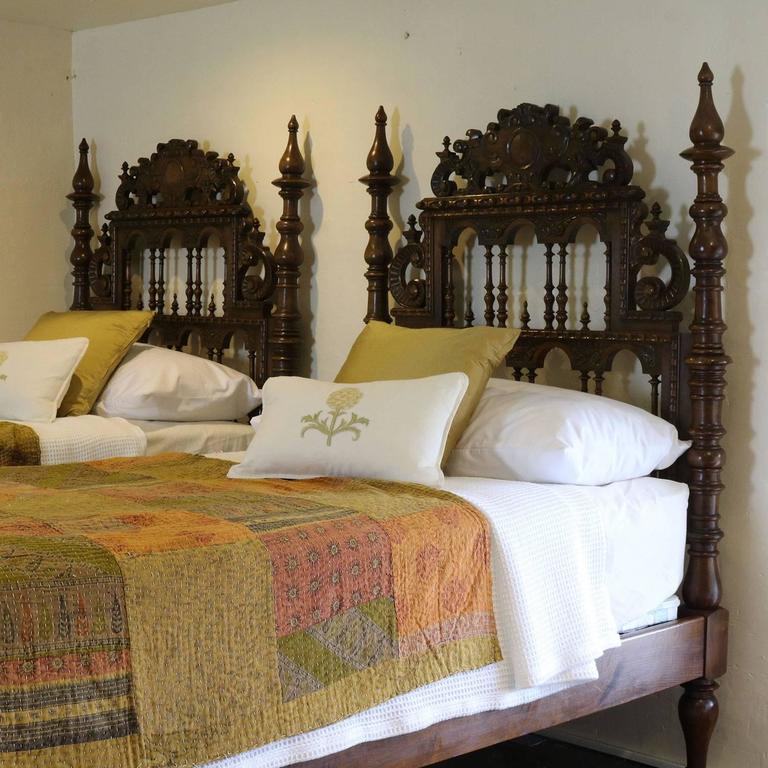 Matching Pair of Twin Portuguese Beds WP11 at 1stdibs