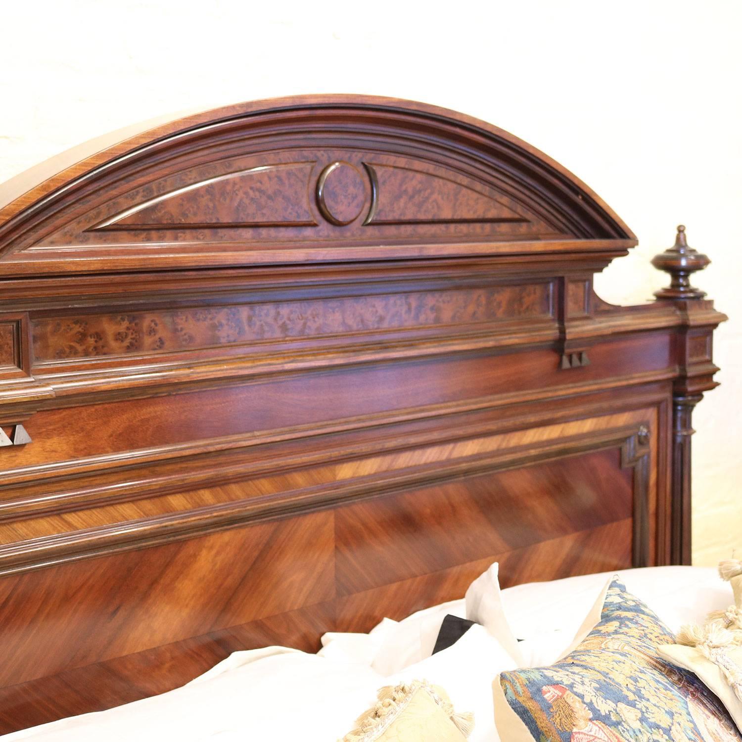 19th Century Rosewood Bed WK72 6