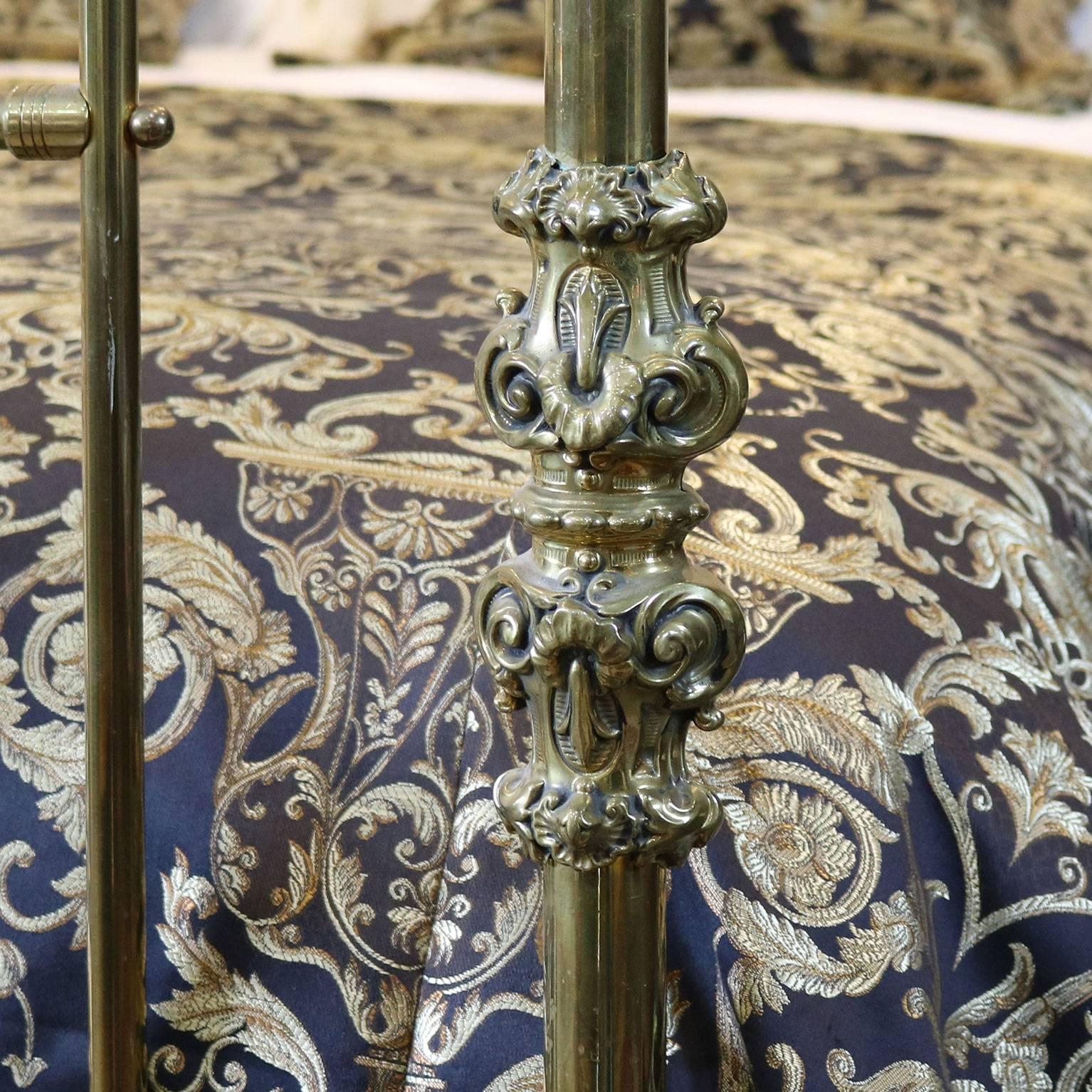 Ornate Brass Bed MK109 In Excellent Condition In Wrexham, GB