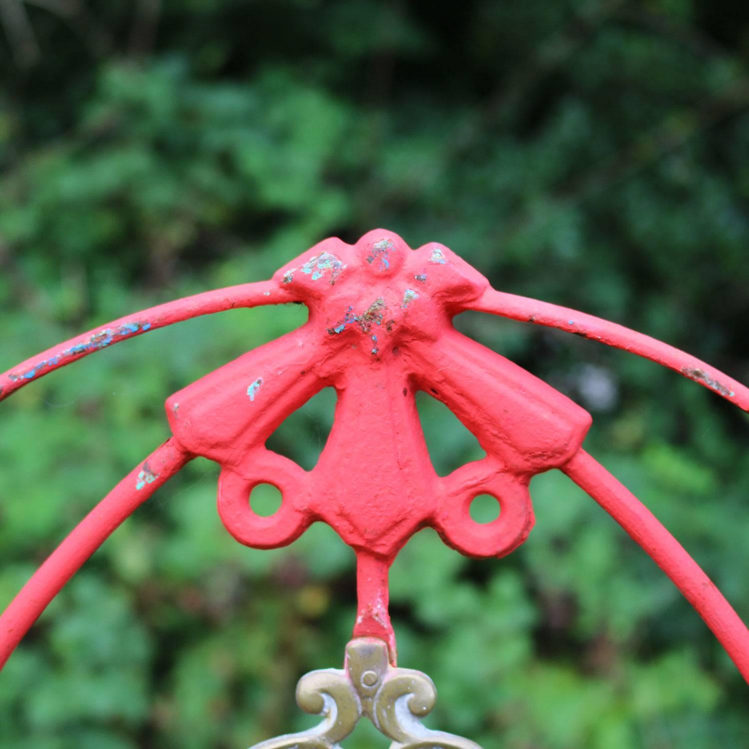 British Twin Pair of Cast Iron Platform Beds MU35