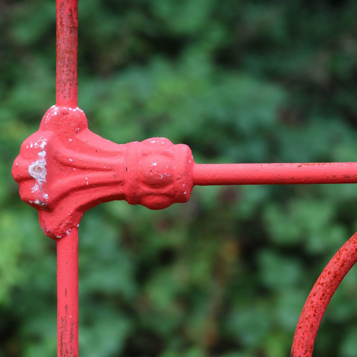 Twin Pair of Cast Iron Platform Beds MU35 1