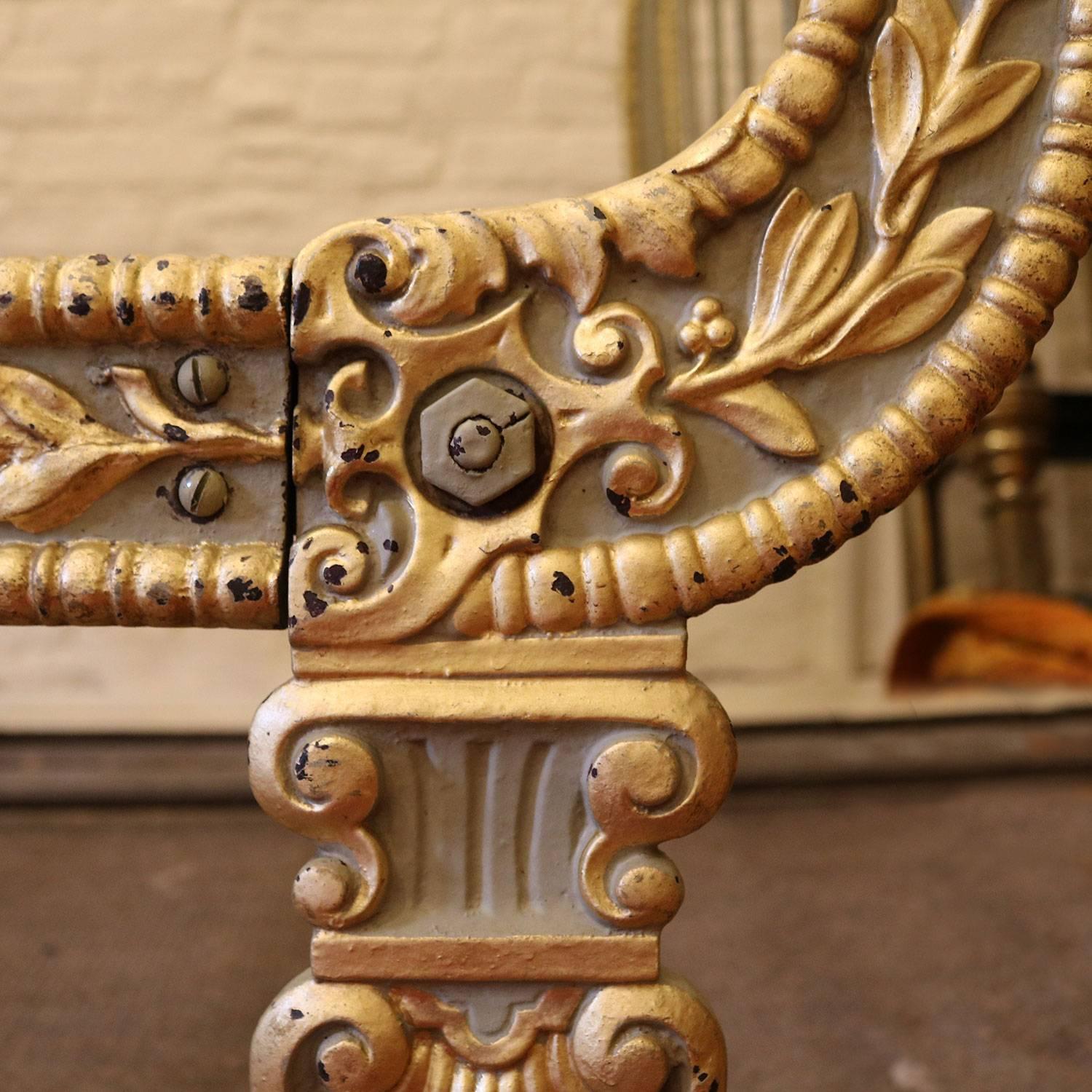 Gilded Cast Iron Daybed, MS28 1