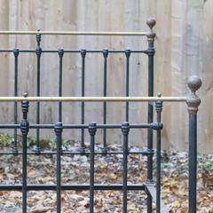 Victorian Brass and Iron Bed